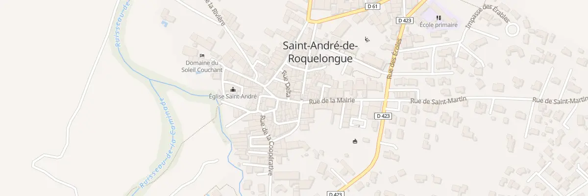 Plan du 7 Rue de la Mairie à Saint-André-de-Roquelongue