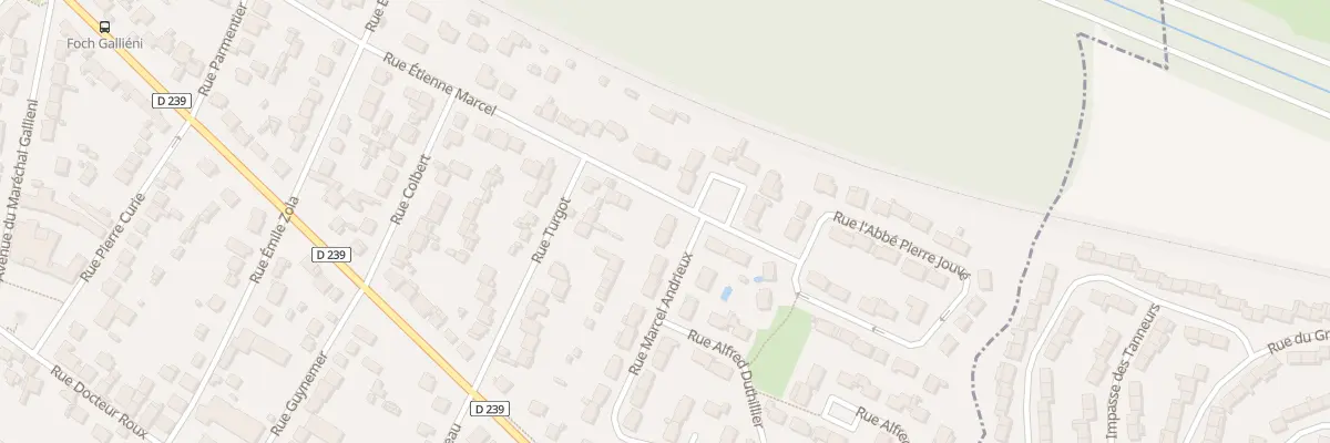 Plan du 2 Rue Marcel Andrieux à Montry