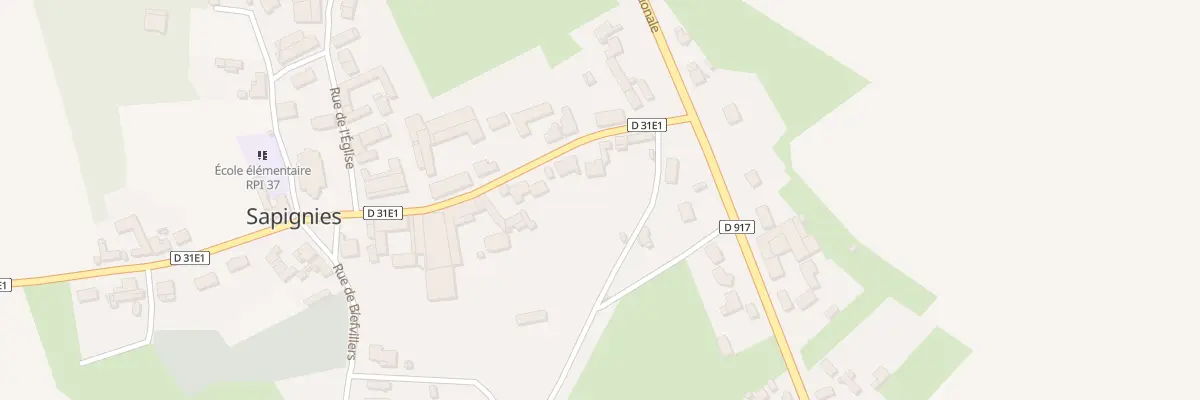 Plan du 5 Rue Principale à Sapignies