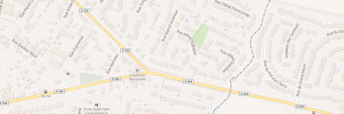 Plan du 15 Rue Marcel Andrieux à Montry