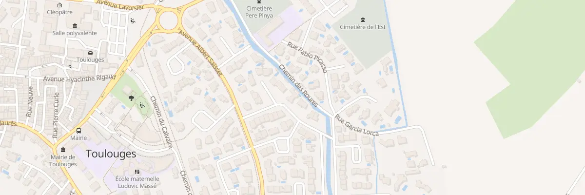 Plan du 5 Rue Gustave Violet à Toulouges