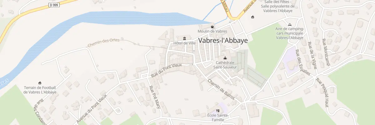 Plan du 3 Rue du Pont Vieux à Vabres-l’Abbaye