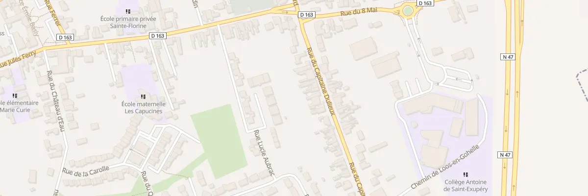 Plan du 13 Rue du Capitaine Dulieux à Douvrin