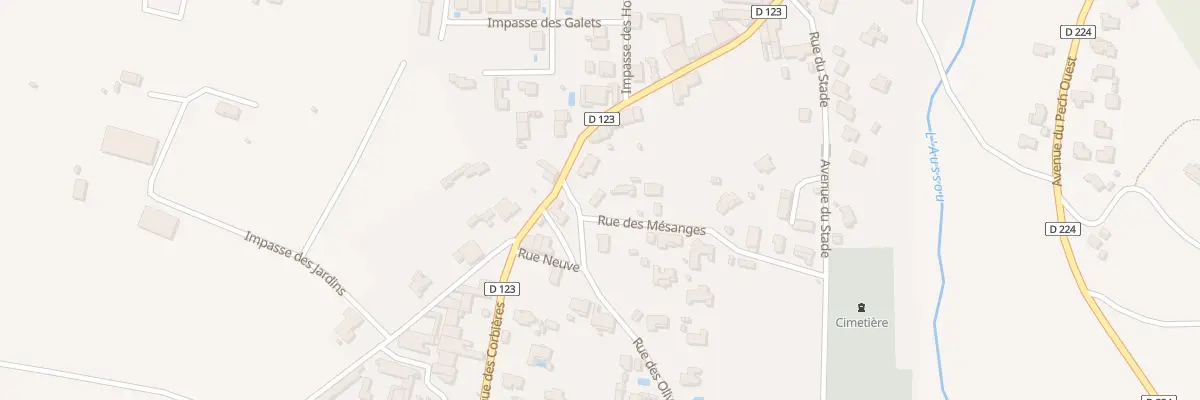 Plan du 1 Rue des Oliviers à Ornaisons