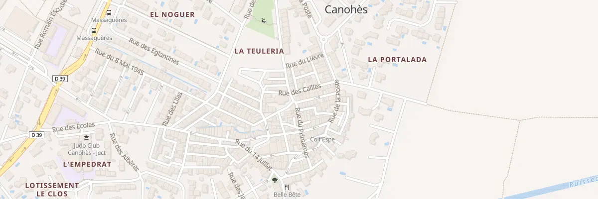 Plan du 3 Pl de l’Eglise à Canohès