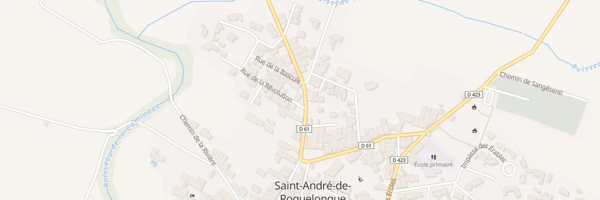 Plan du 5498 Av de Lézignan à Saint-André-de-Roquelongue
