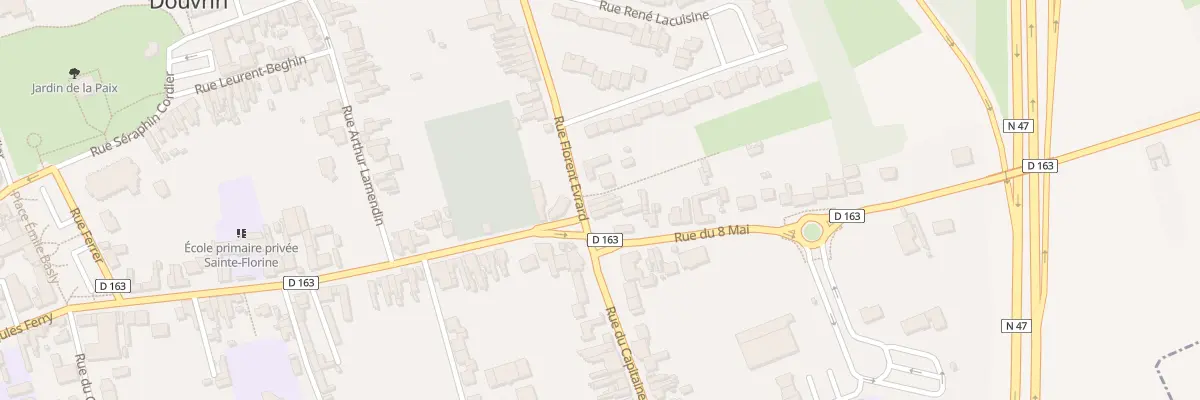 Plan du 5 Rue Florent Evrard à Douvrin