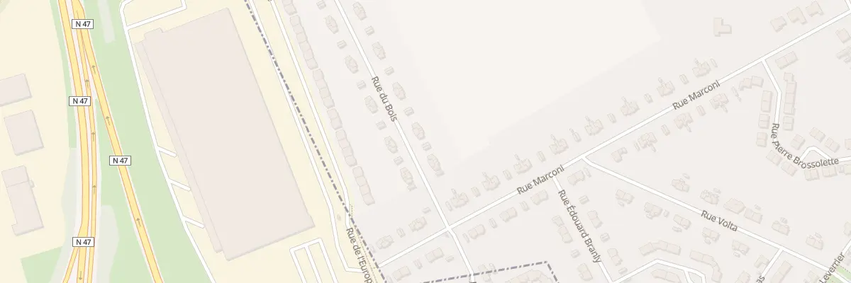 Plan du 6 Rue du Bois à Vendin-le-Vieil