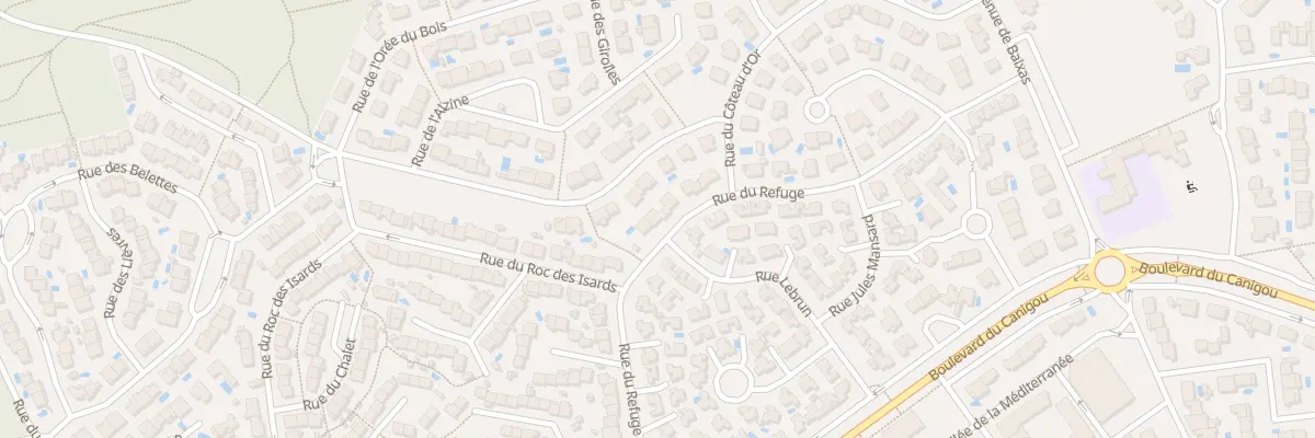 Plan du 33 Rue du Refuge à Saint-Estève