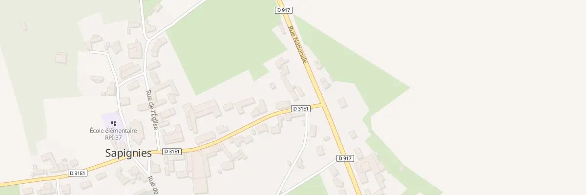 Plan du 2 Rue Principale à Sapignies