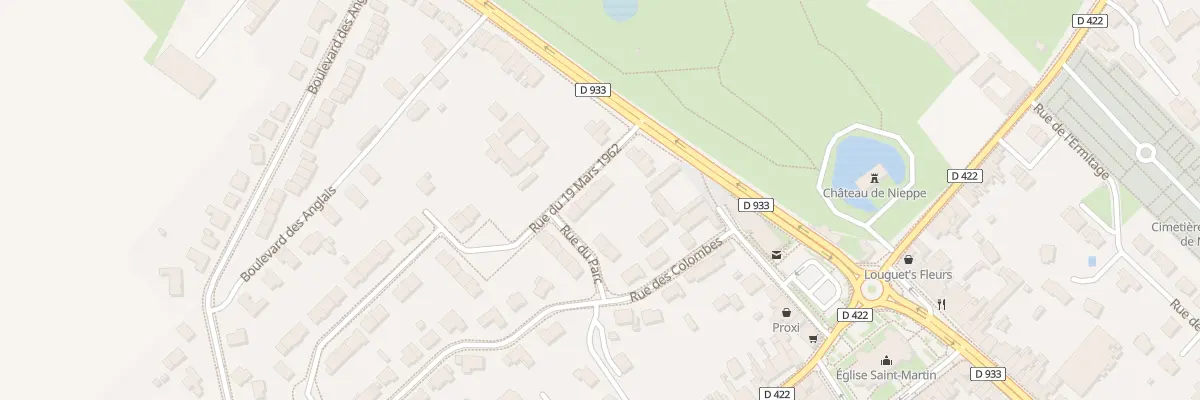 Plan du 57 Rue du 19 Mars 1962 à Nieppe