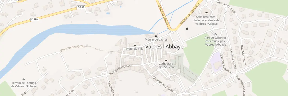 Plan du 1 Rue du Quai à Vabres-l’Abbaye