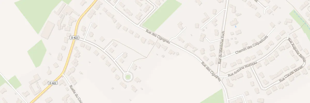 Plan du 222 Rue des Cigognes à Nieppe