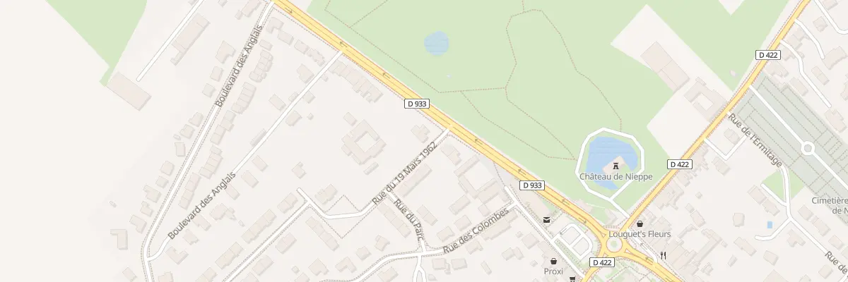 Plan du 219 Rue de Bailleul à Nieppe