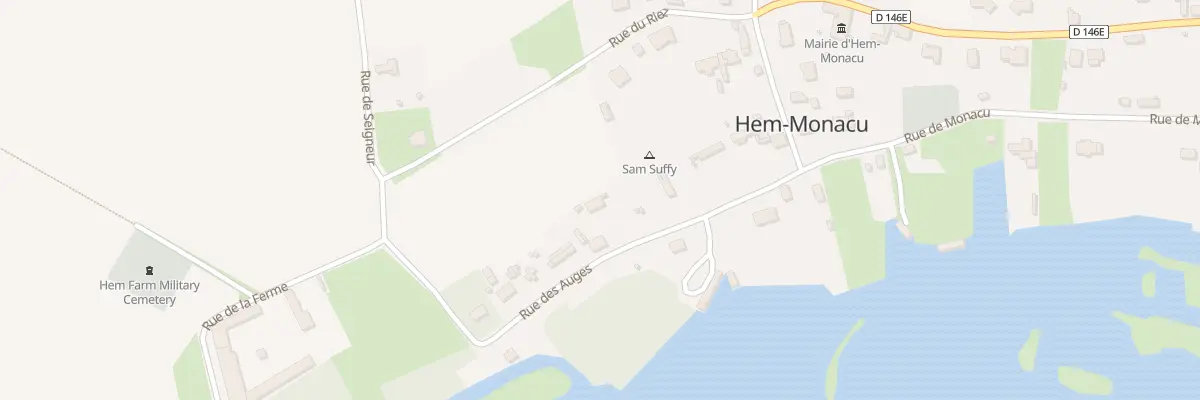 Plan du 14 Rue des Auges à Hem-Monacu