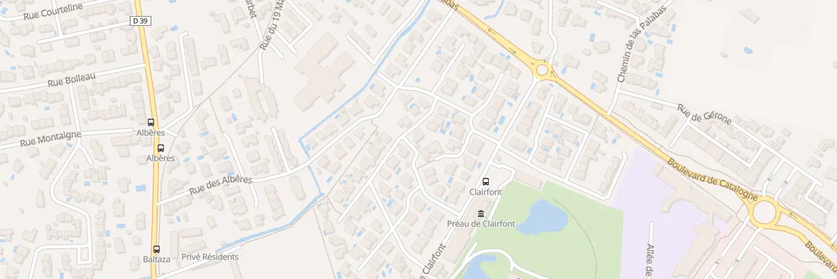 Plan du 7 Rue des Oeillets à Toulouges
