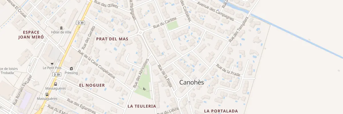 Plan du 5 Rue de Cerdagne à Canohès