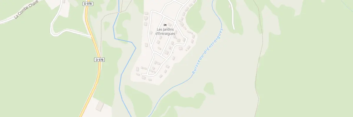 Plan du 5683 Entraigues à Égliseneuve-d’Entraigues