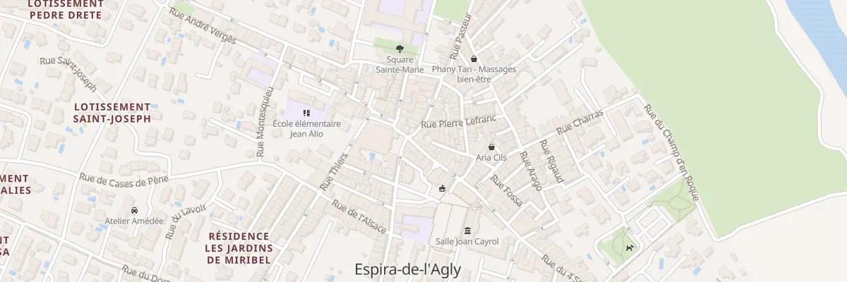 Plan du 1 Rue Pierre Lefranc à Espira-de-l’Agly