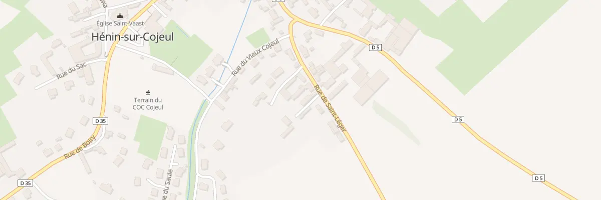 Plan du 7 Rue de St Leger à Hénin-sur-Cojeul