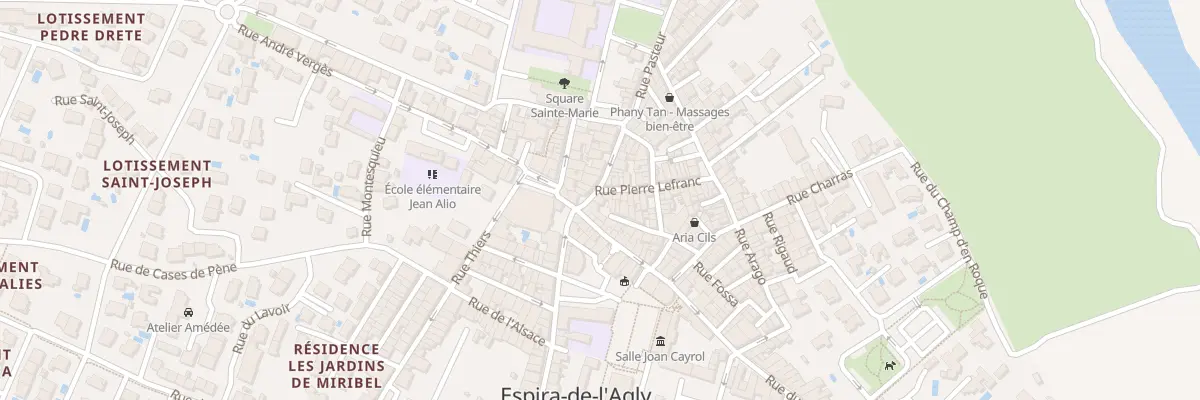 Plan du 3 Rue Pierre Lefranc à Espira-de-l’Agly