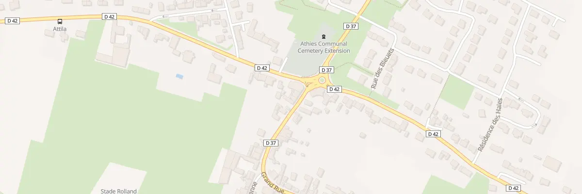Plan du 5 Grande Rue à Athies