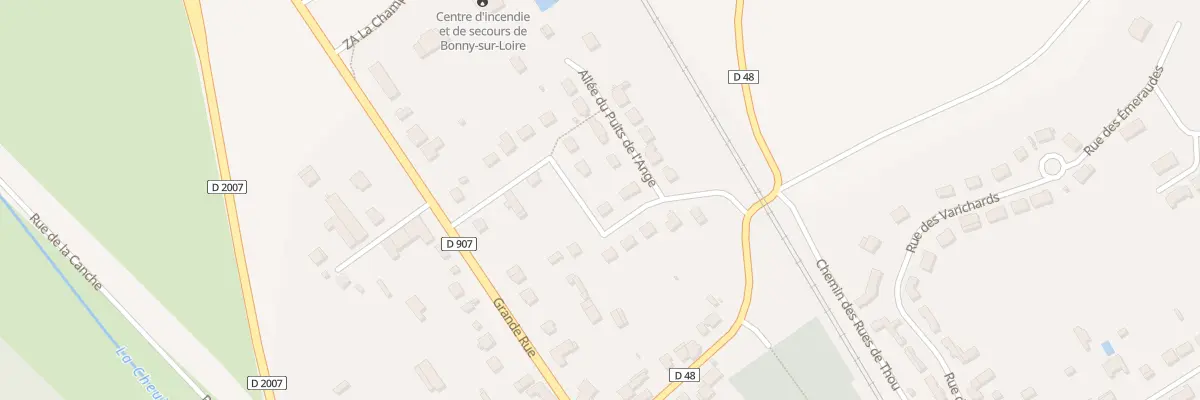 Plan du 13 Rue de la Champagne à Bonny-sur-Loire