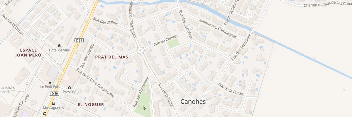 Plan du 2 Rue du Fenouilledes à Canohès