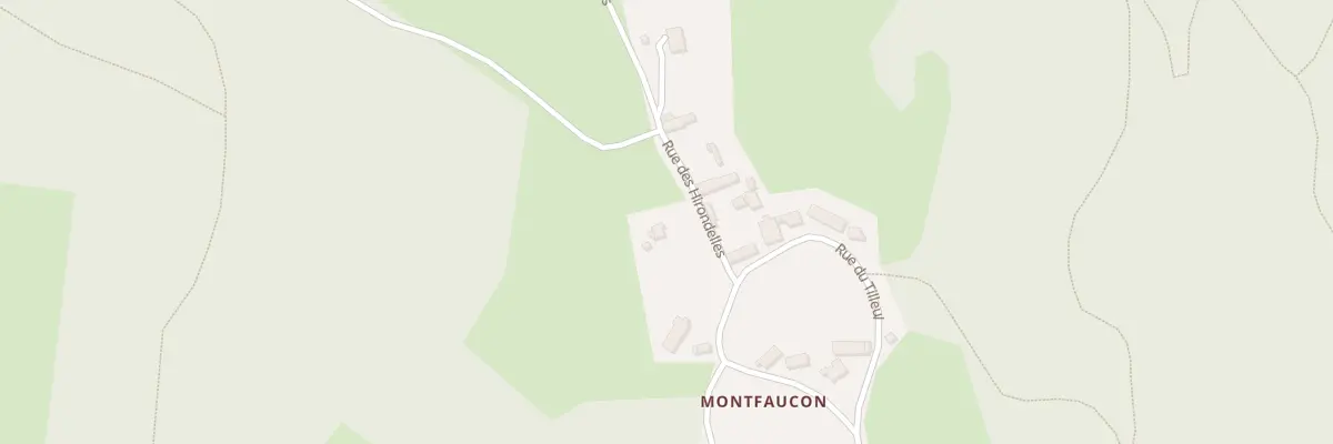 Plan du 1 Rue des Hirondelles - Montfauc à Queuille