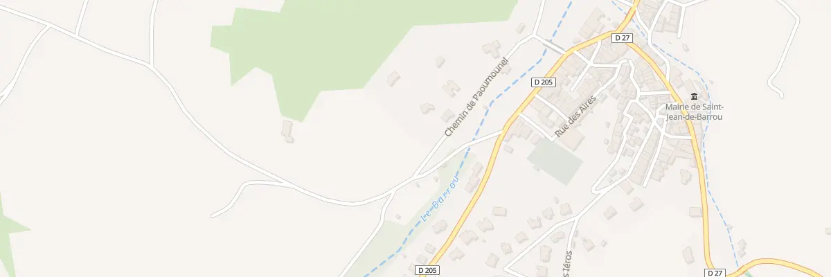 Plan du 13 Che de Paoumounel à Saint-Jean-de-Barrou