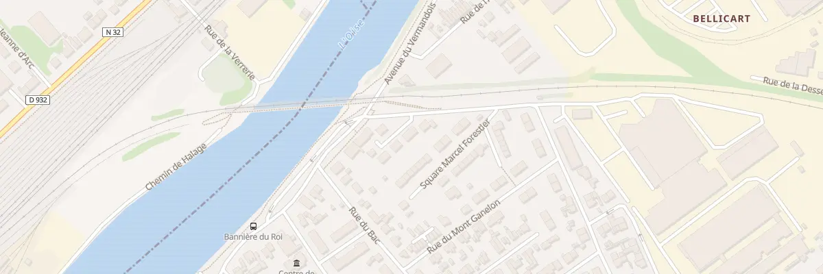 Plan du 2 Sq Léon Barras à Compiègne