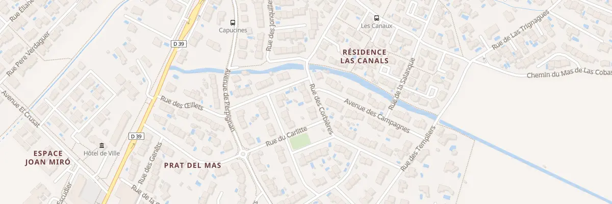 Plan du 15 Rue des Corbières à Canohès