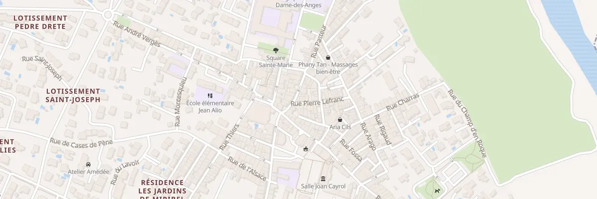 Plan du 6 Rue Pierre Lefranc à Espira-de-l’Agly