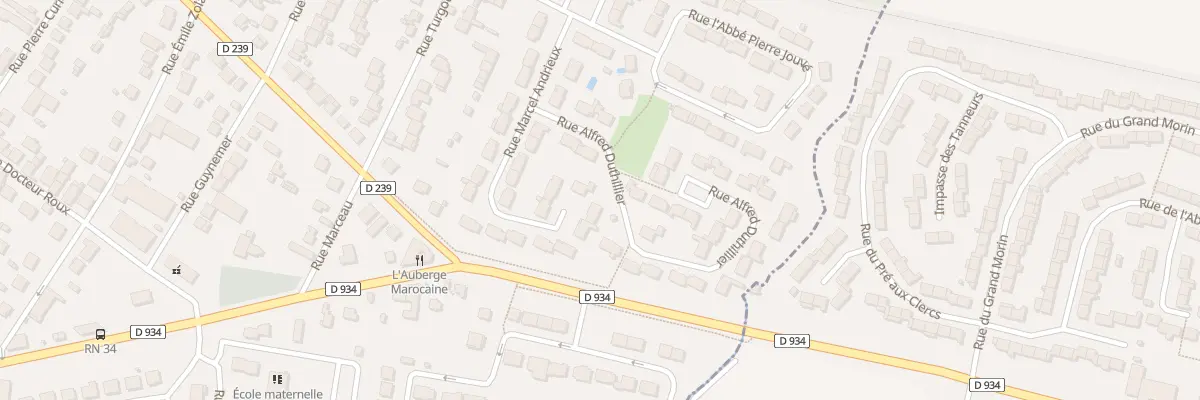 Plan du 32 Rue Marcel Andrieux à Montry