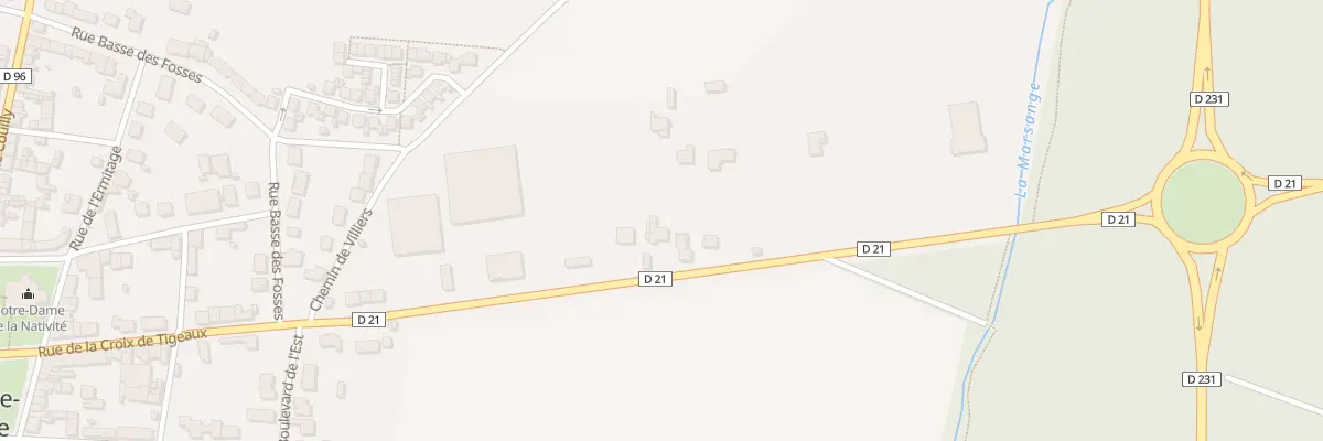 Plan du 39A Rue de la Croix de Tigeaux à Villeneuve-le-Comte