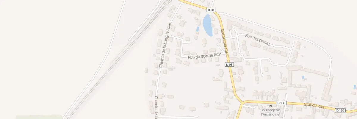 Plan du 1B Rue du 30eme Bcp à Ormoy-Villers