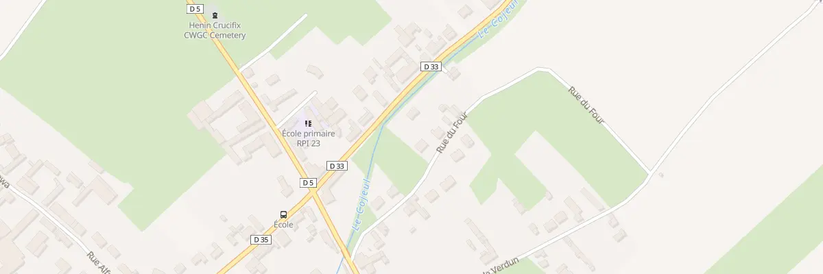 Plan du 8 Rue du Four à Hénin-sur-Cojeul