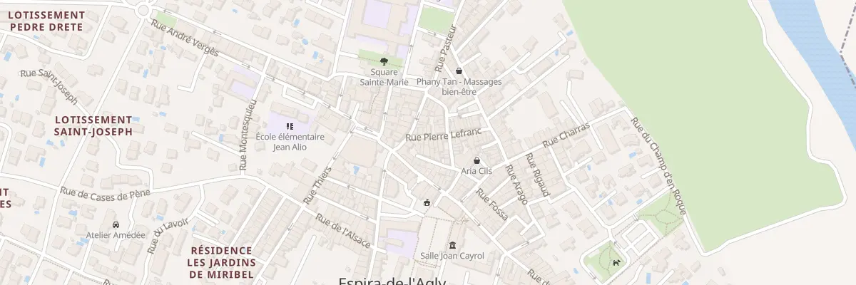 Plan du 7 Rue Pierre Lefranc à Espira-de-l’Agly