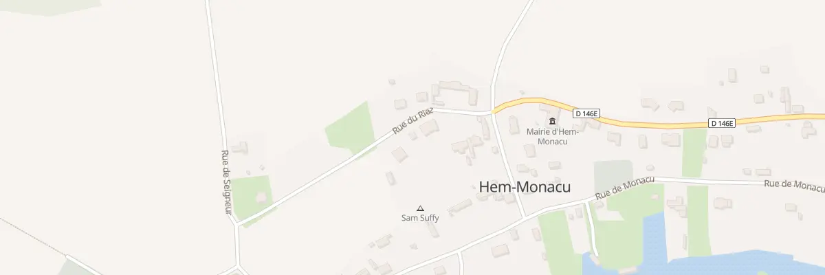 Plan du 7 Rue du Riez à Hem-Monacu
