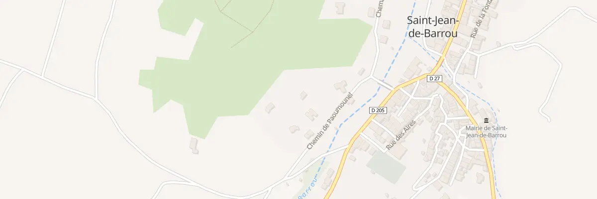 Plan du 3 Che de Paoumounel à Saint-Jean-de-Barrou