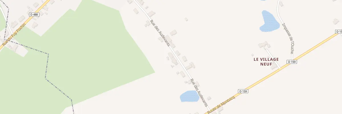Plan du 11 Rue des Audevants à Bézenet