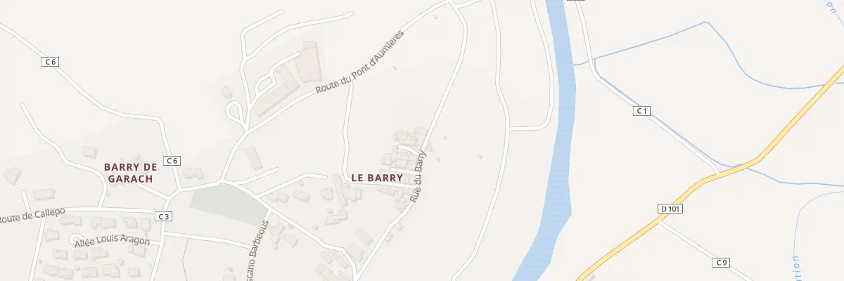 Plan du 5151 Rue du Barry à Montlaur