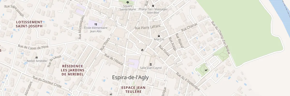 Plan du 21 Rue du Quatre Septembre à Espira-de-l’Agly
