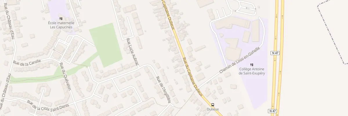 Plan du 33 Rue du Capitaine Dulieux à Douvrin