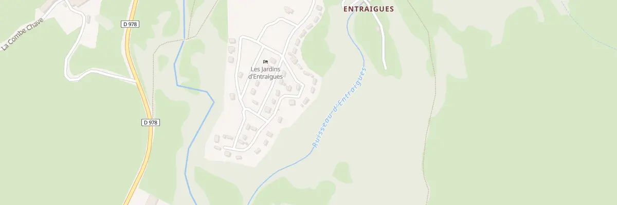 Plan du 5660 Entraigues à Égliseneuve-d’Entraigues
