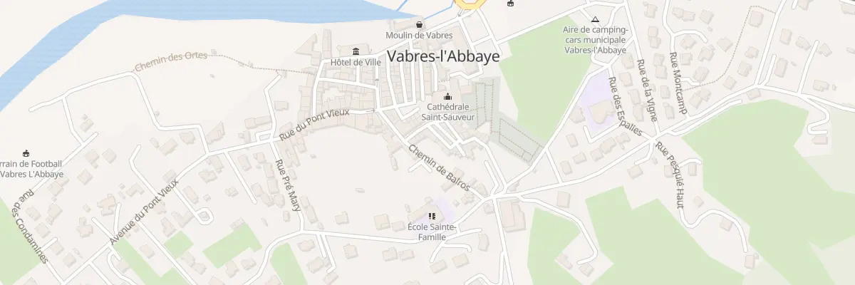 Plan du 5 Rue du Presbytère à Vabres-l’Abbaye