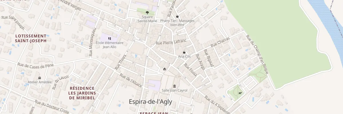 Plan du 4 Imp Kleber à Espira-de-l’Agly