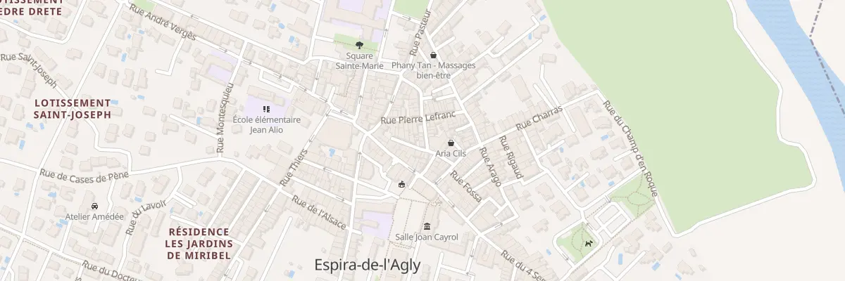 Plan du 11 Rue Voltaire à Espira-de-l’Agly