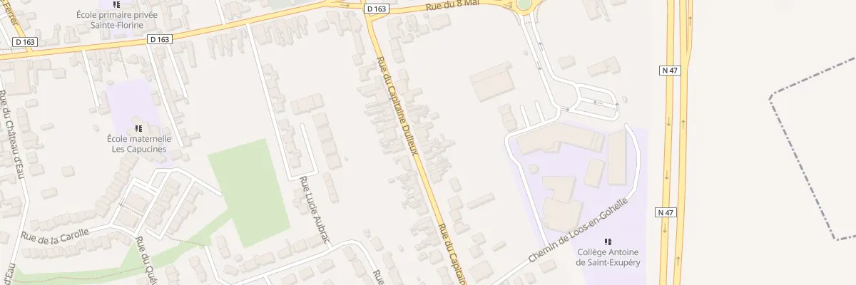 Plan du 20 Rue du Capitaine Dulieux à Douvrin