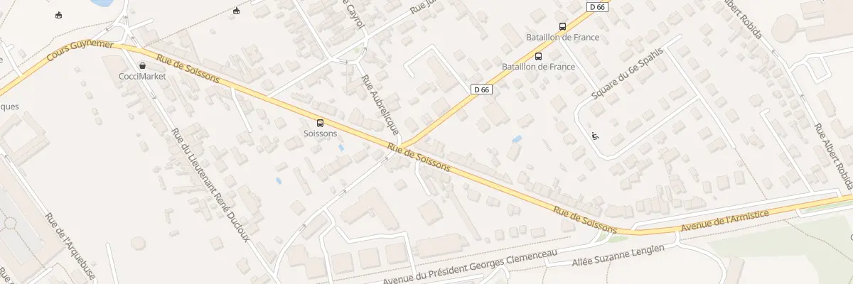 Plan du 41 Rue de Soissons à Compiègne